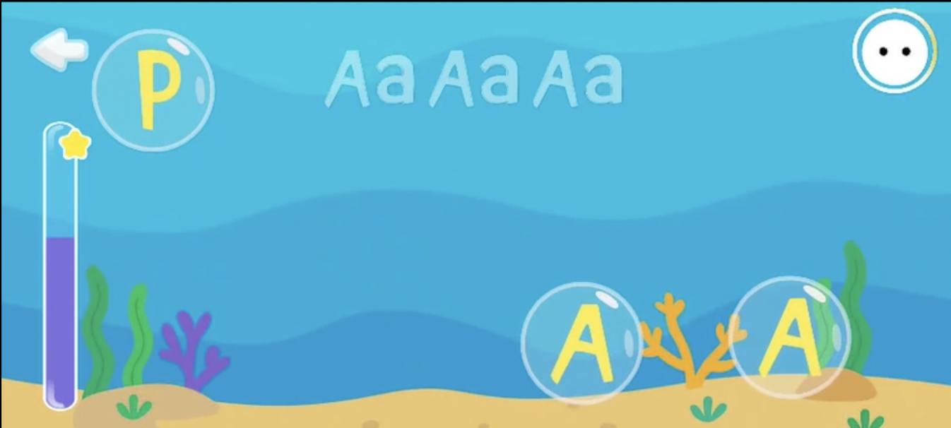 Bubble Aa game screenshot